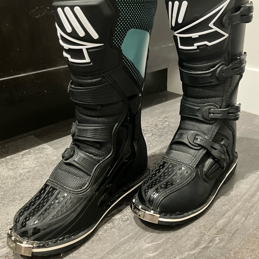 Women's Black Moto Boots